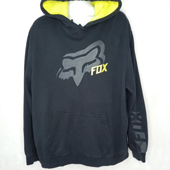 Fox Other - Fox Racing Black Hoodie Sweatshirt (2XL)